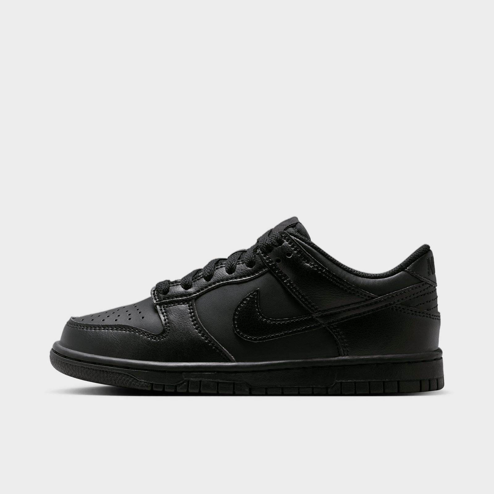 Big Kids' Nike Dunk Low Casual Shoes - Black (IU7766-009)