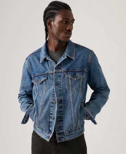 Levi's Men's Regular-Fit Non-Stretch Denim Trucker Jacket - Second String