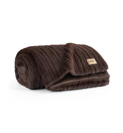 UGG® Jennis Throw, 50" x 70" - Burnt Cedar