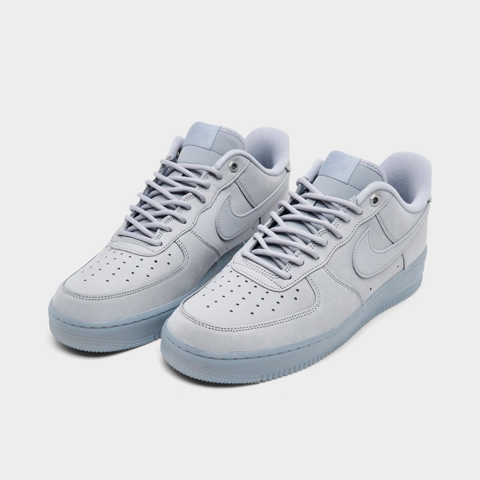 Men's Nike Air Force 1 '07 WB Casual Shoes - Wolf Grey/Black/Wolf Grey