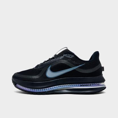 Men's Nithtke Pegasus Premium Running Shoes - Part 2 - Black/Metallic Silver/Black - Left shoe facing left. Outside of the shoe.