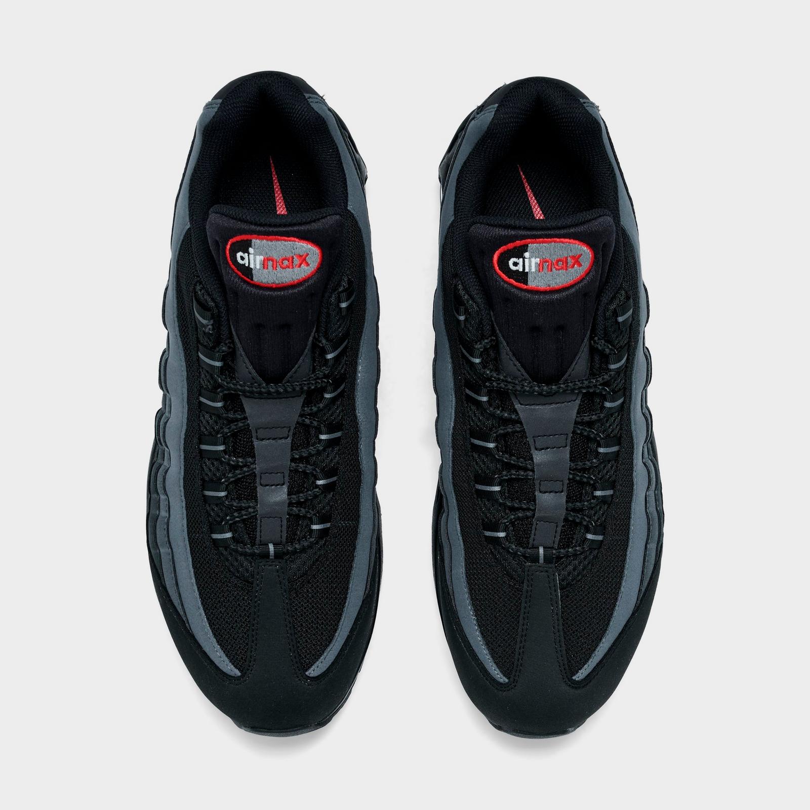 Men's Nike Air Max 95 Big Bubble Casual Shoes - Black/Anthracite/Dark Smoke Grey/Black
