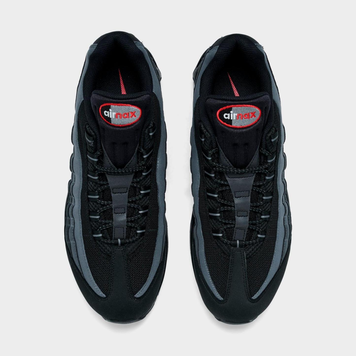 Men's Nike Air Max 95 Big Bubble Casual Shoes - Black/Anthracite/Dark Smoke Grey/Black