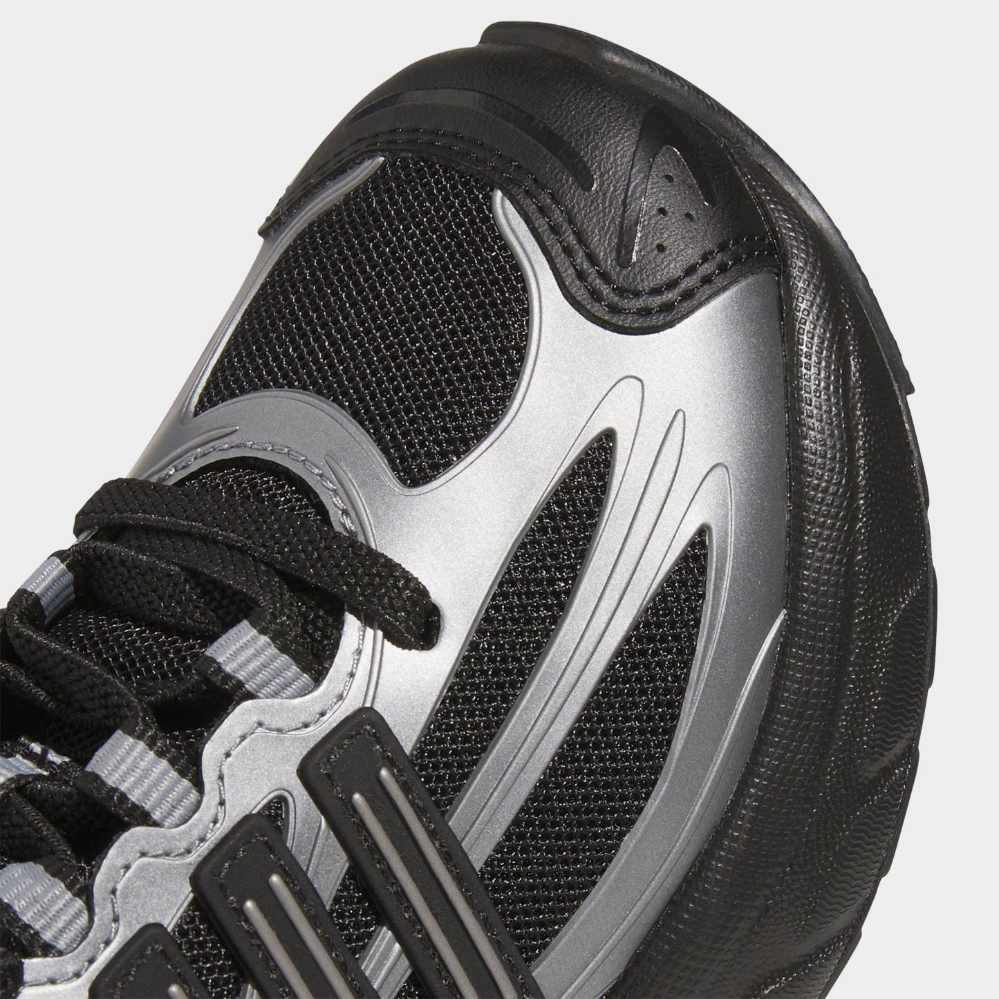 Little Kids' adidas Adistar XLG 2.0 Stretch Lace Casual Shoes - Core Black/Core Black - Detail shot