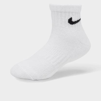 Little Kids' Nithtke Dri-FIT Ankle Socks (6-Pack) - White