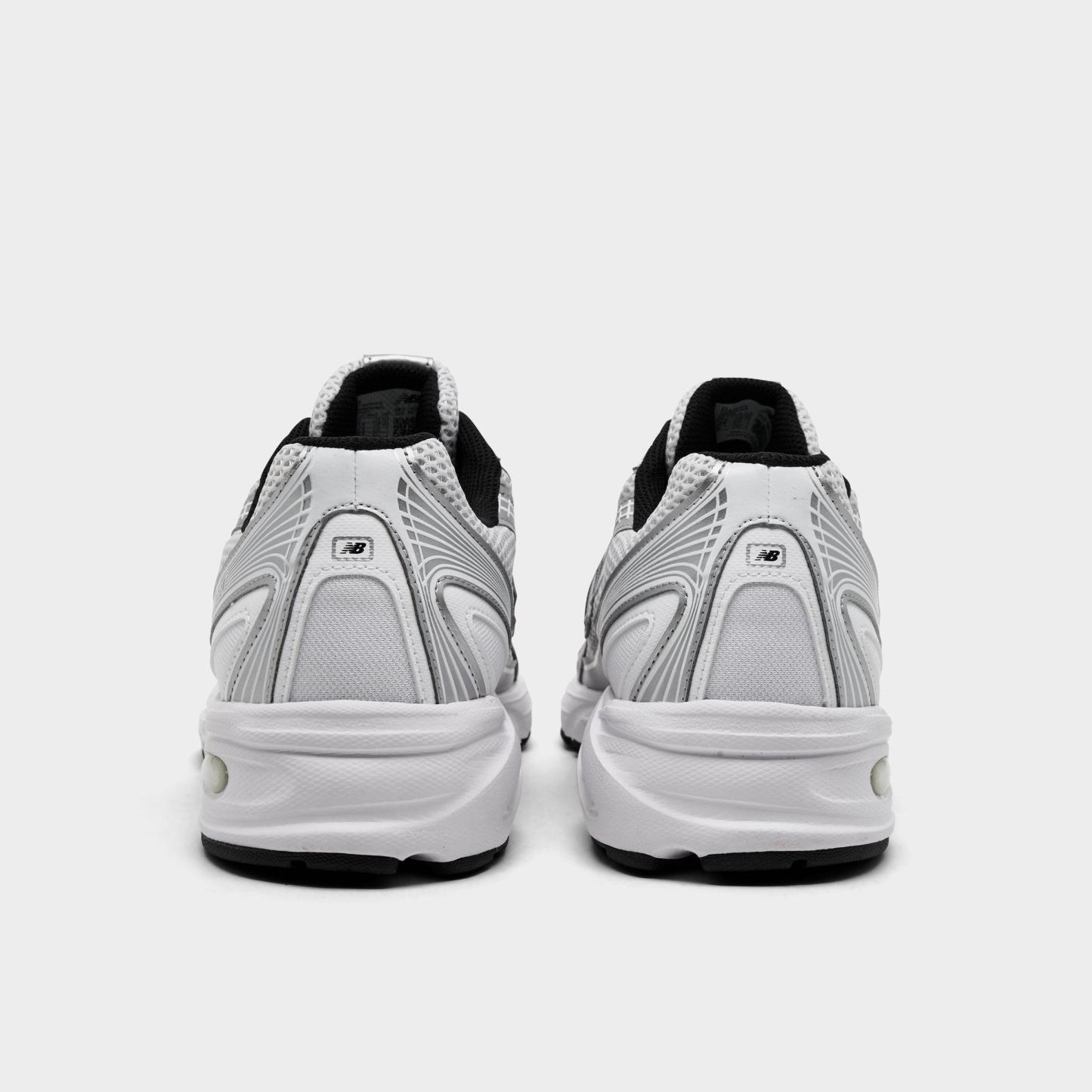 Men's New Balance 740 Casual Shoes - White/Silver Metallic - view 4