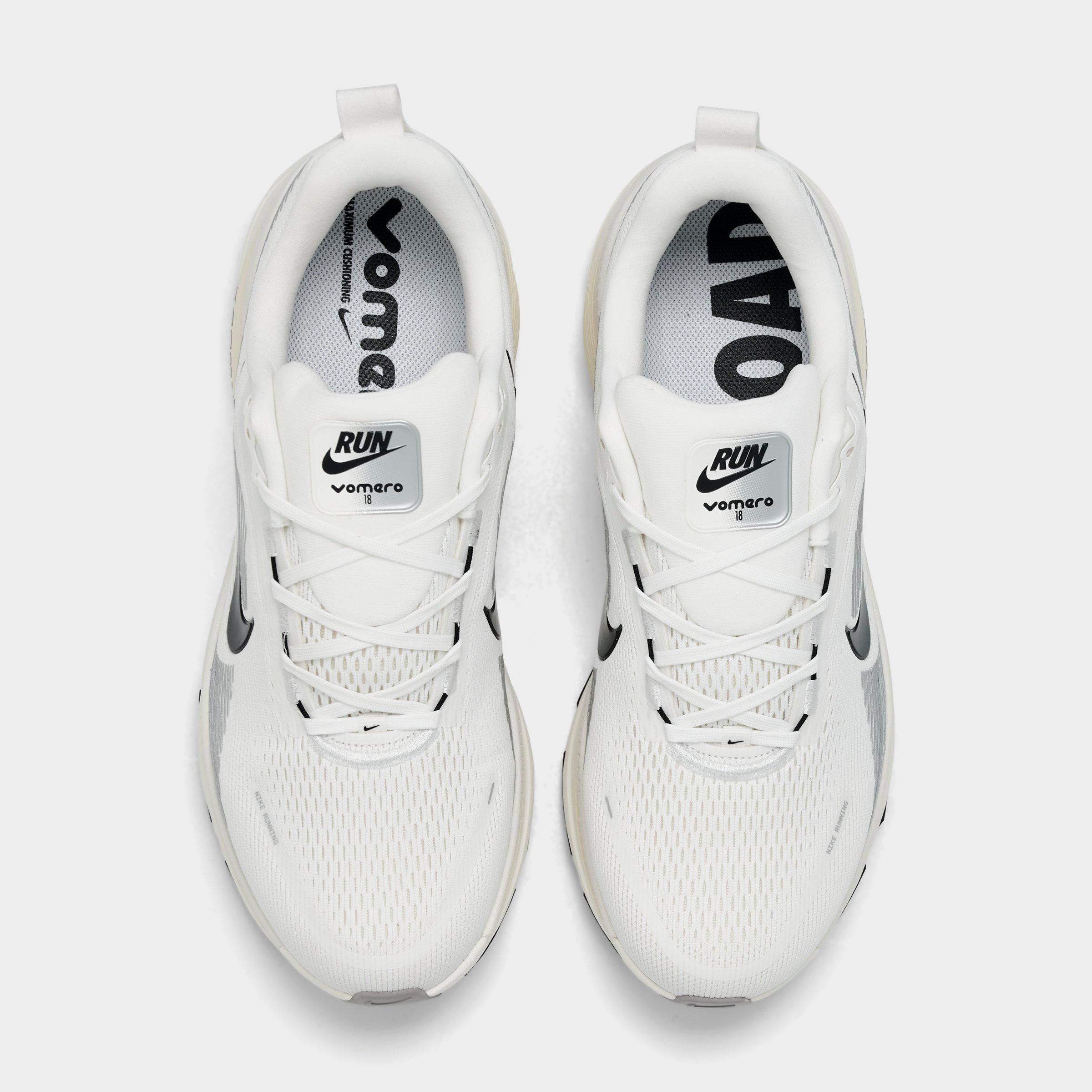 Men's Nithtke Vomero 18 Running Shoes - Part 1 - Summit White/Coconut Milk/Coconut Milk/Black - Top view