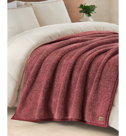 UGG® Classic UGGfluff Throw, 50" x 70" - Coffee Berry