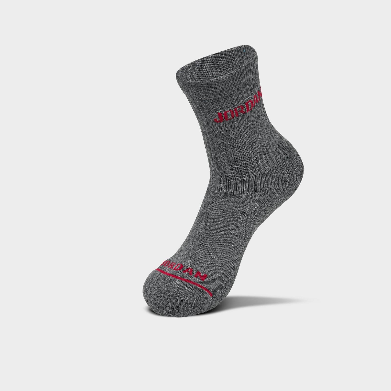 Big Kids' Jordan Legend Crew Socks (6-Pack) - Multi-Color - view 3