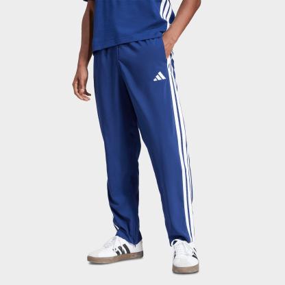 Men's adidas Essentials 3-Stripes Stanford Open Hem Pants - Dark Blue/White