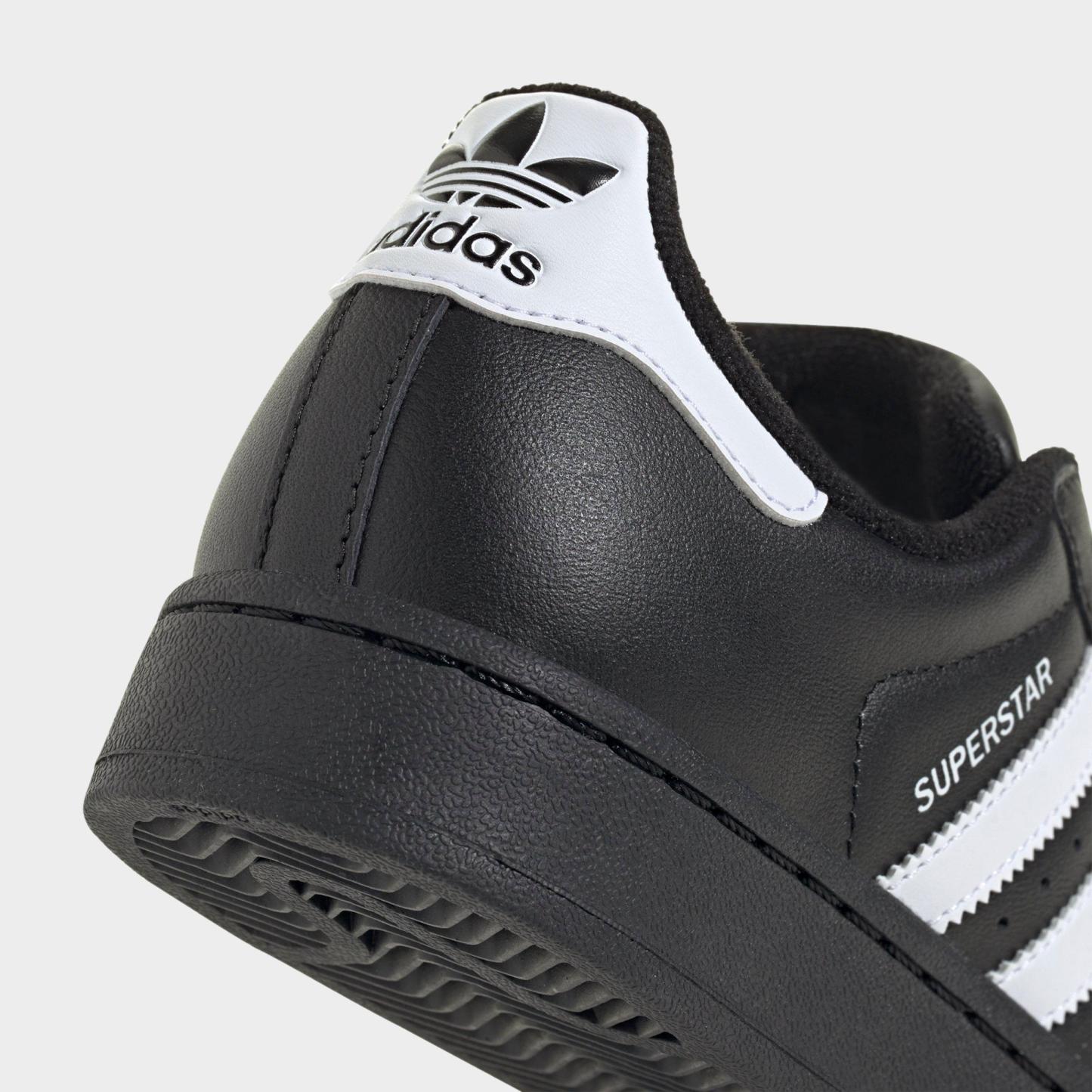 Big Kids' adidas Originals Superstar II Casual Shoes - Black/White - Detail shot