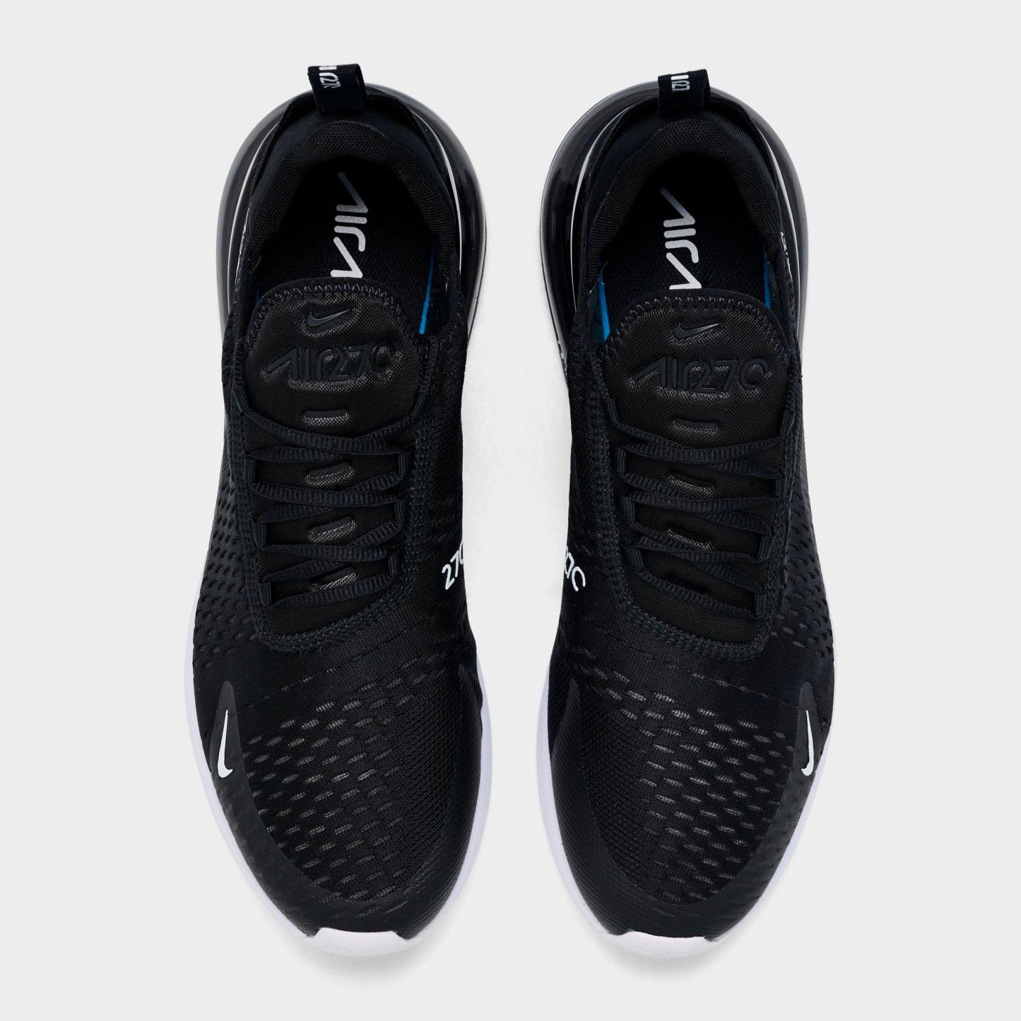 Men's Nithtke Air Max 270 Casual Shoes - Part 2 - Black/White/Solar Red/Anthracite - Top view