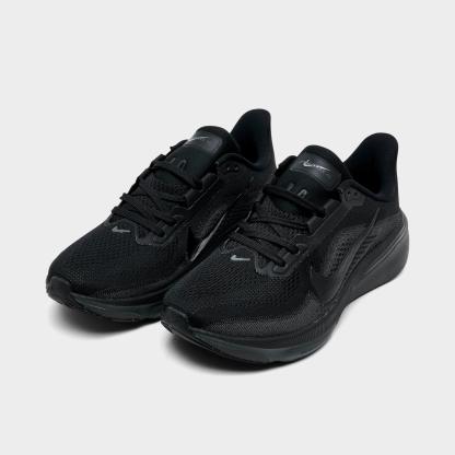 Women's Nithtke Pegasus 42 Running Shoes - Part 1 - Black/Anthracite/Black - Both shoes facing left