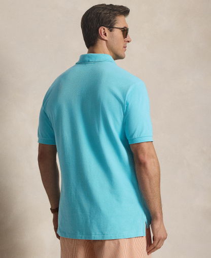 Polo Ralph Lauren Men's Big & Tall The Iconic Mesh Polo Shirt - Perfect Turquoise