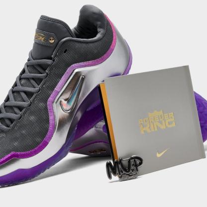 Nike LeBron 23 Basketball Shoes - Cool Grey/Metallic Silver/Vivid Purple/Multi