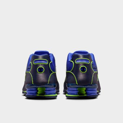Men's Nithtke Shox NZ Casual Shoes - Lapis/Blue Void/Volt/Lapis - Back view