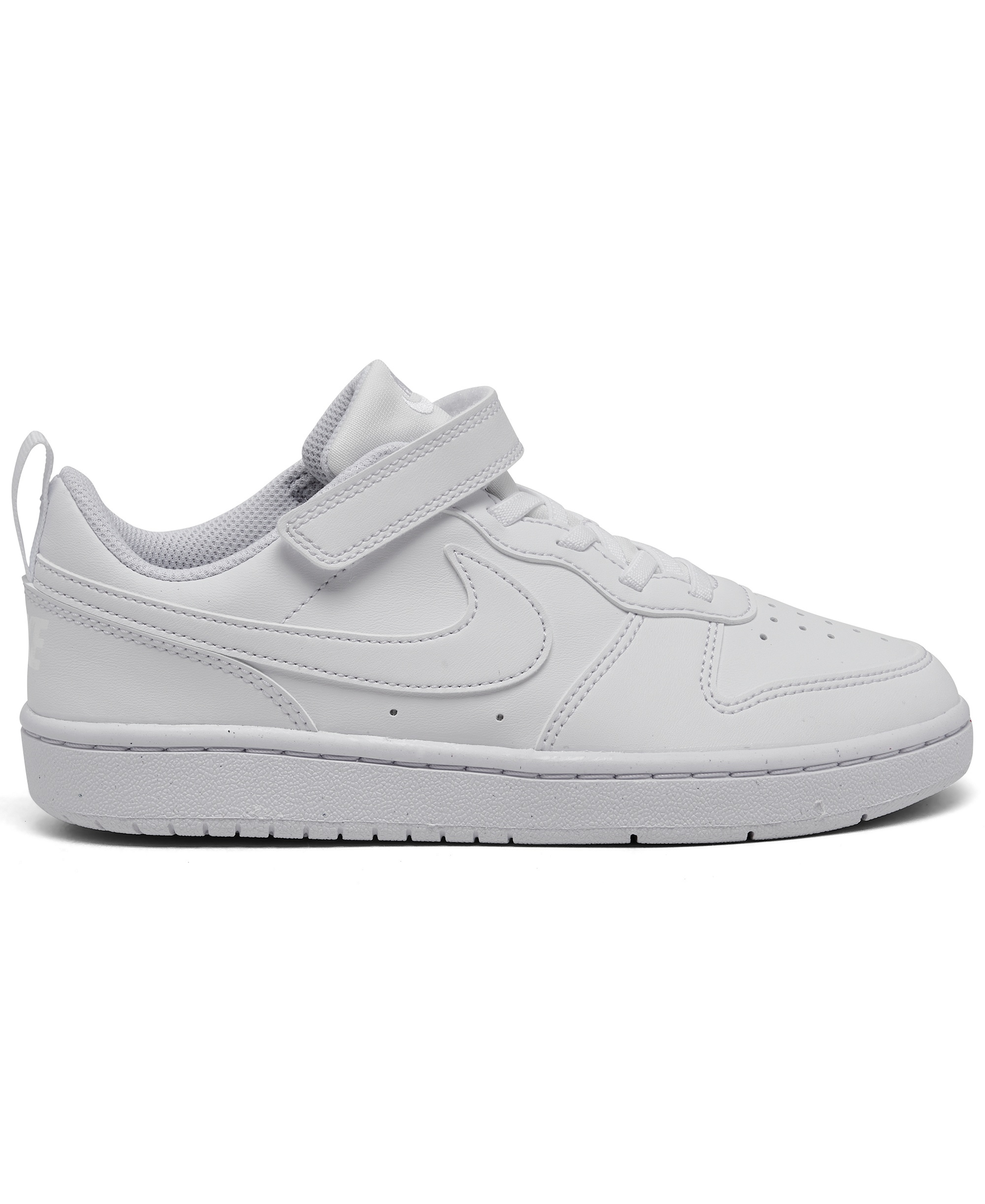 Nike Little Kids Court Borough Low Recraft Adjustable Strap Casual Sneakers From Finish Line - White