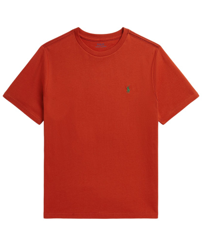 Polo Ralph Lauren Boys' 8-20 Crewneck T-Shirt - Varsity Orange
