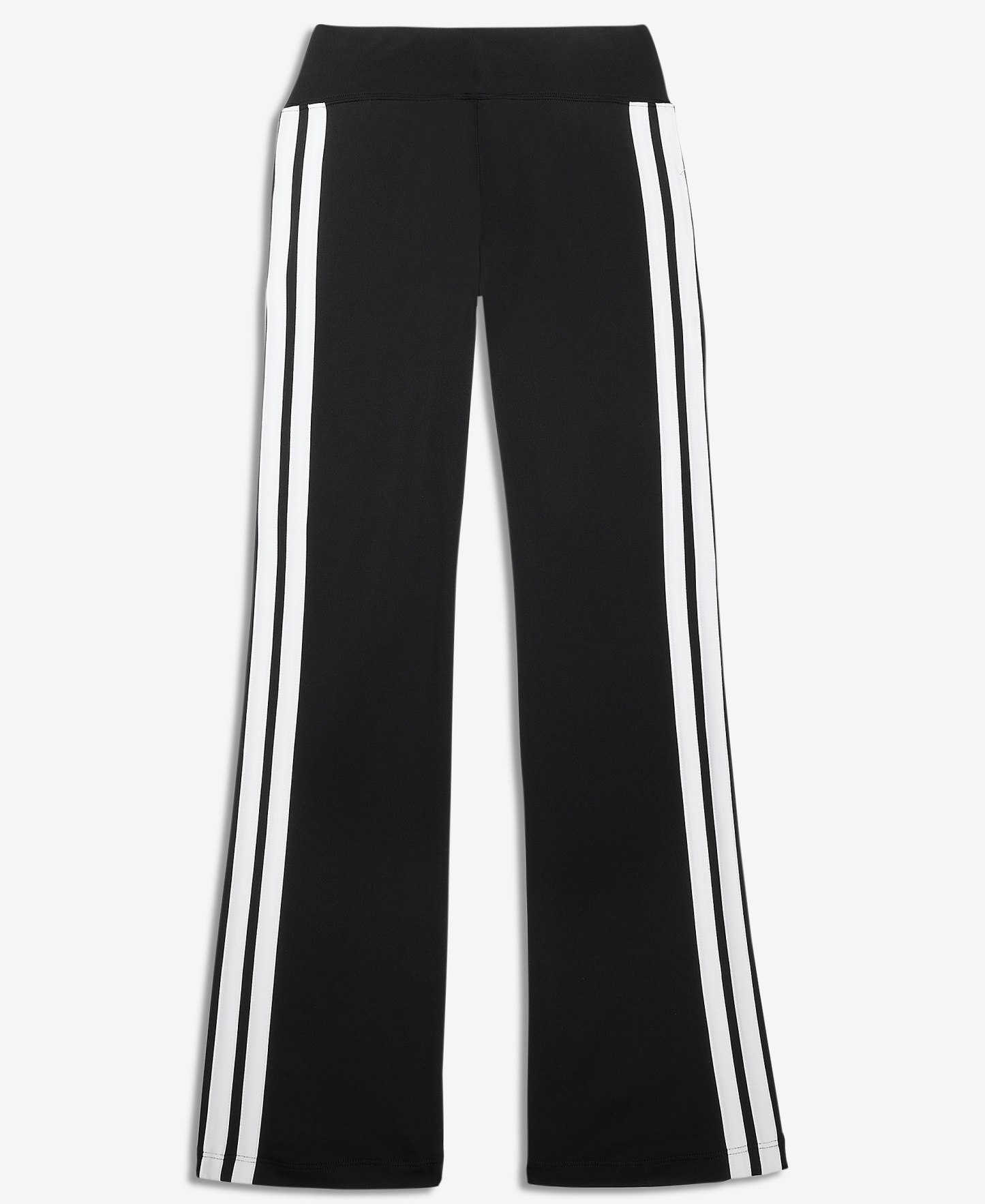 adidas Girls' 7-16 Detached Waistband Flare-Leg Pants - Black