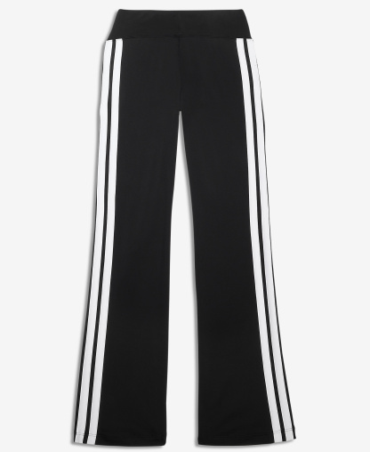 adidas Girls' 7-16 Detached Waistband Flare-Leg Pants - Black