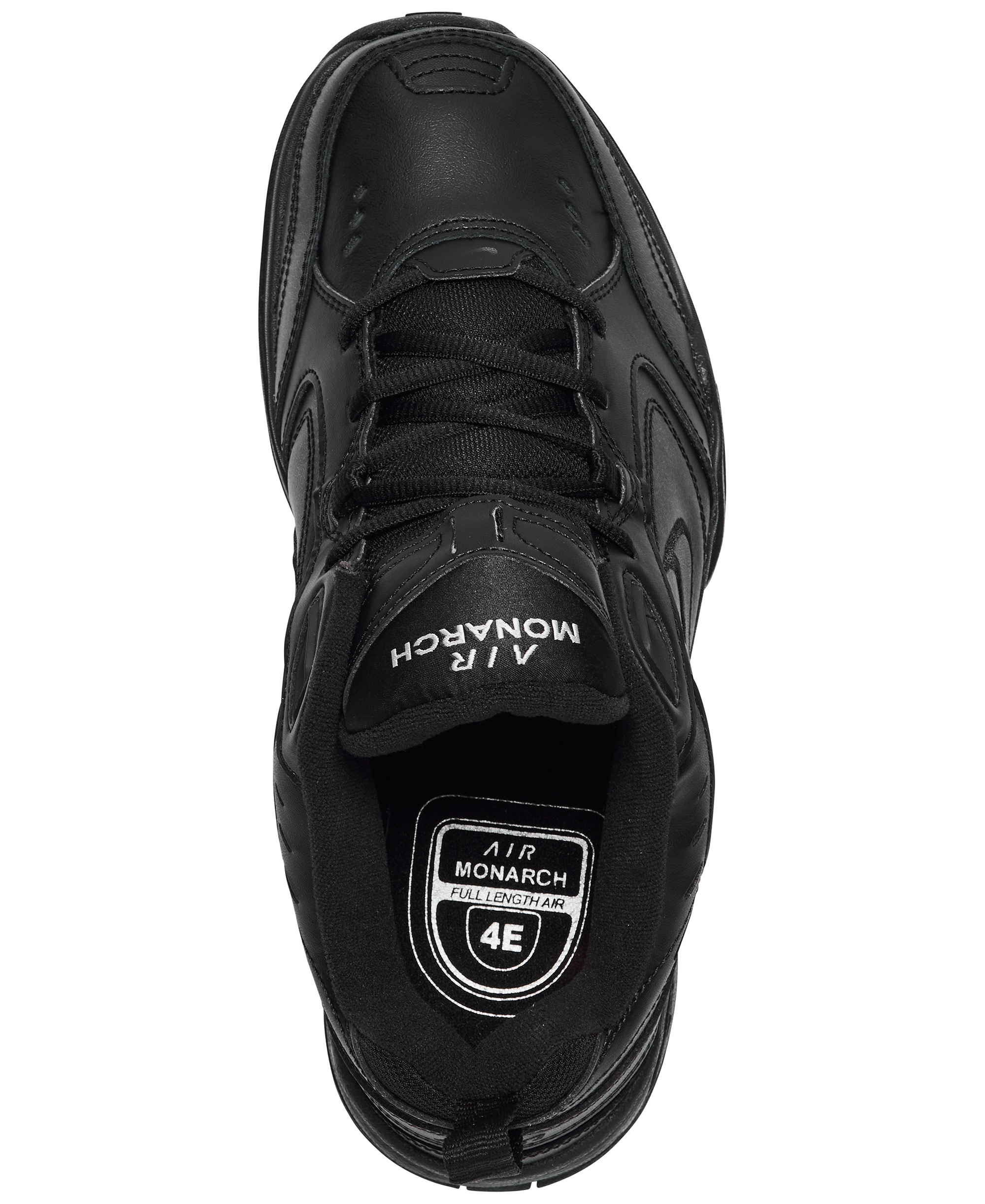 Nike Men's Wide-Width Air Monarch IV Training Sneakers from Finish Line - Black, Black
