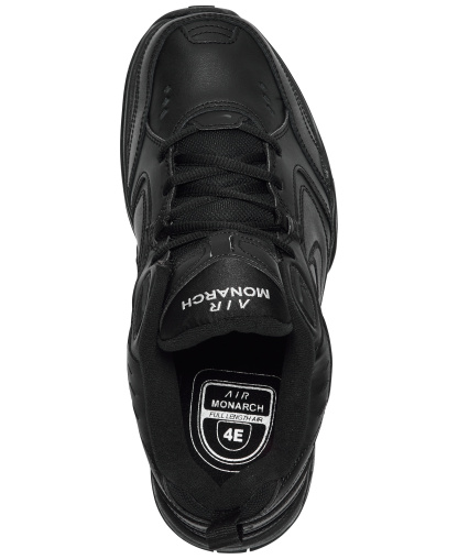 Nike Men's Wide-Width Air Monarch IV Training Sneakers from Finish Line - Black, Black
