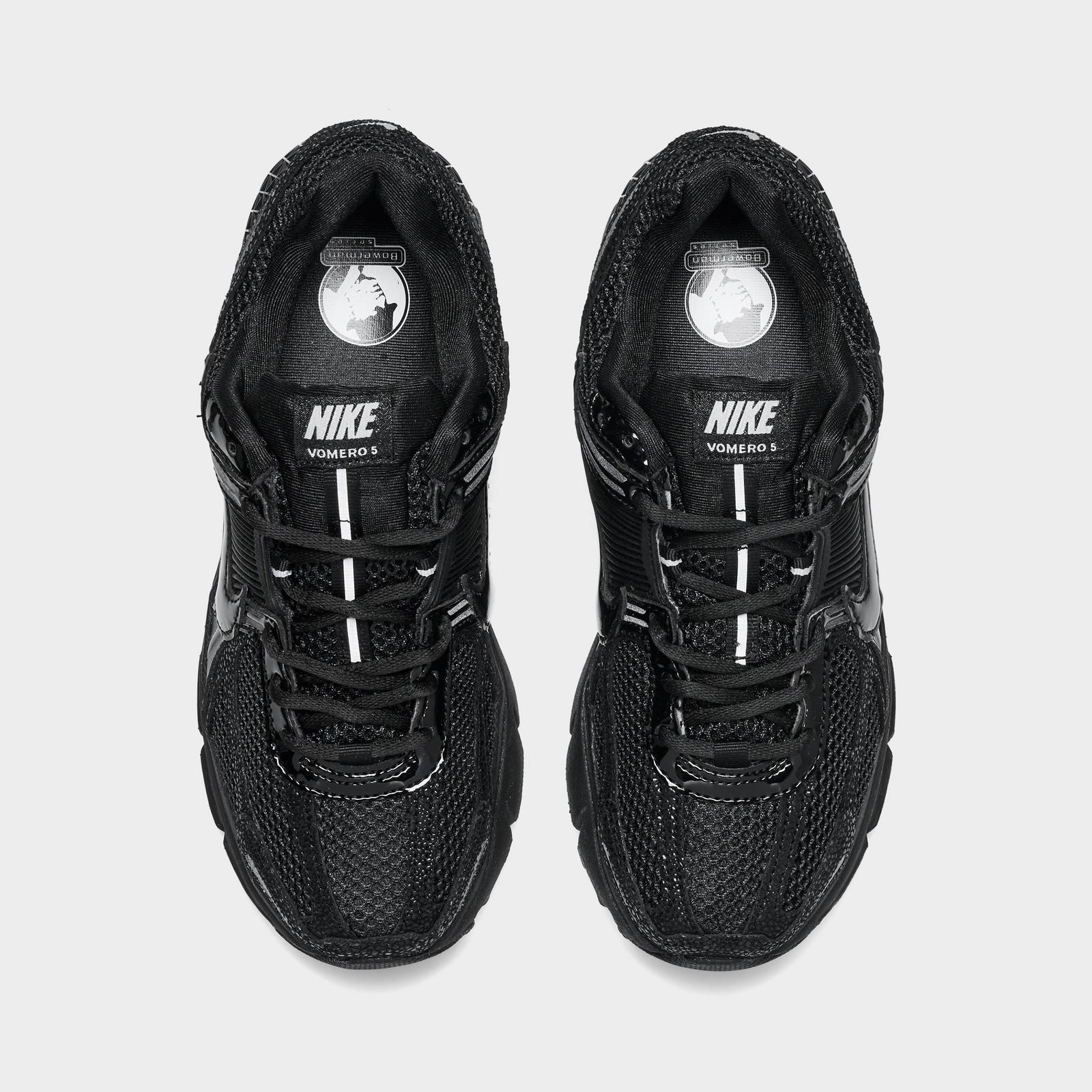 Women's Nike Zoom Vomero 5 Casual Shoes - Black/Metallic Silver/Anthracite/Black