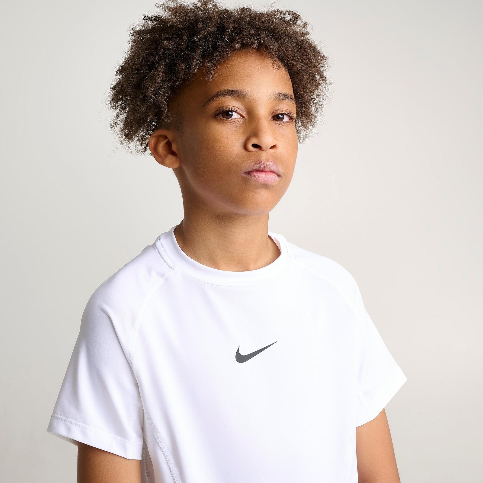 Boys' Big Kids' Nike Dri-FIT Pro T-Shirt - White