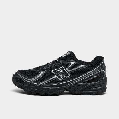 Little Kids' New Balance 740 Casual Shoes - Black/Silver Metallic - view 1