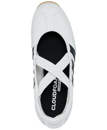 adidas Big Girls Barreda Mary Jane Lifestyle Sneakers - White,Black
