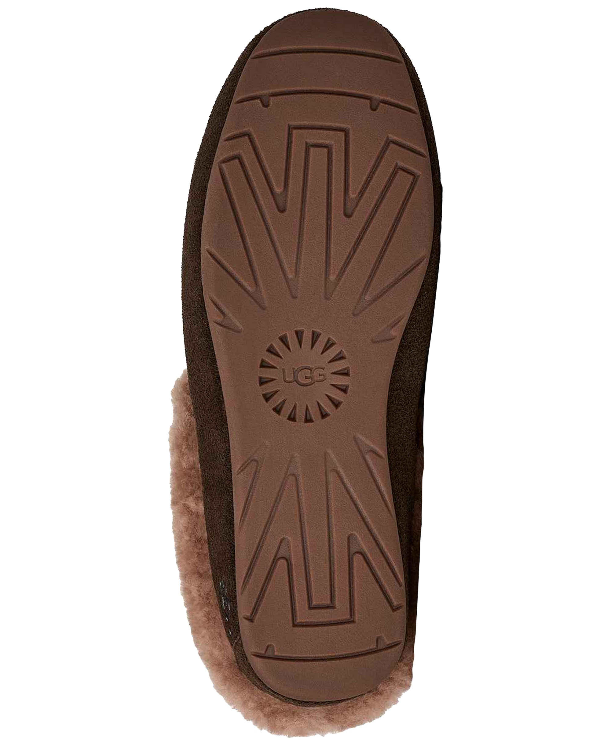 UGG® Women's Ansley Moccasin Slip On Slippers - Dusted Cocoa