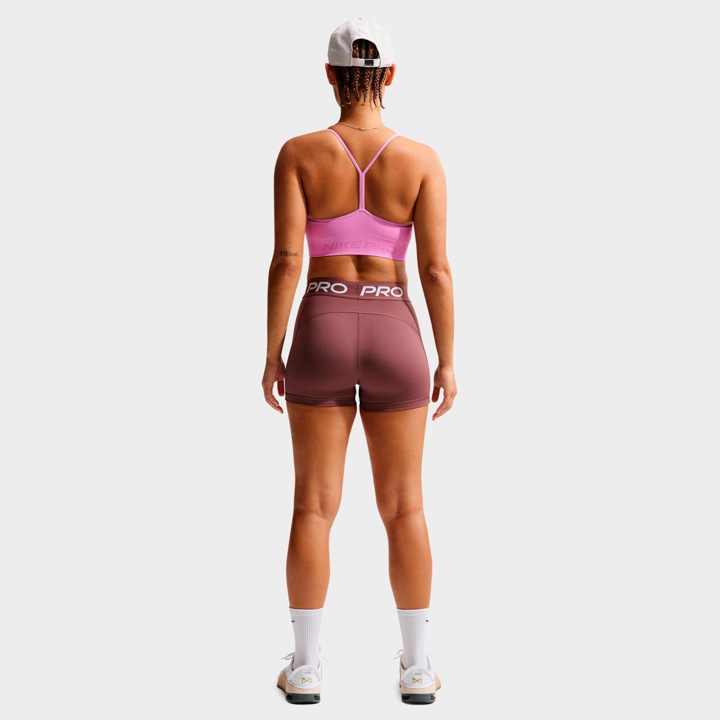 Women's Nithtke Pro Seamless Light-Support Padded Sports Bra - Light Magenta