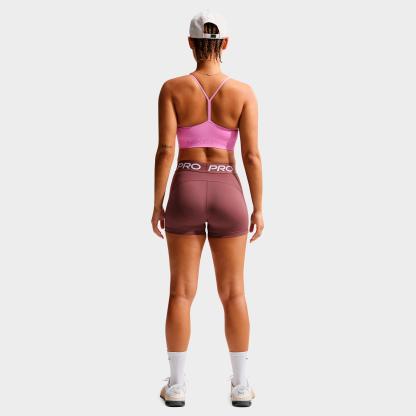 Women's Nithtke Pro Seamless Light-Support Padded Sports Bra - Light Magenta