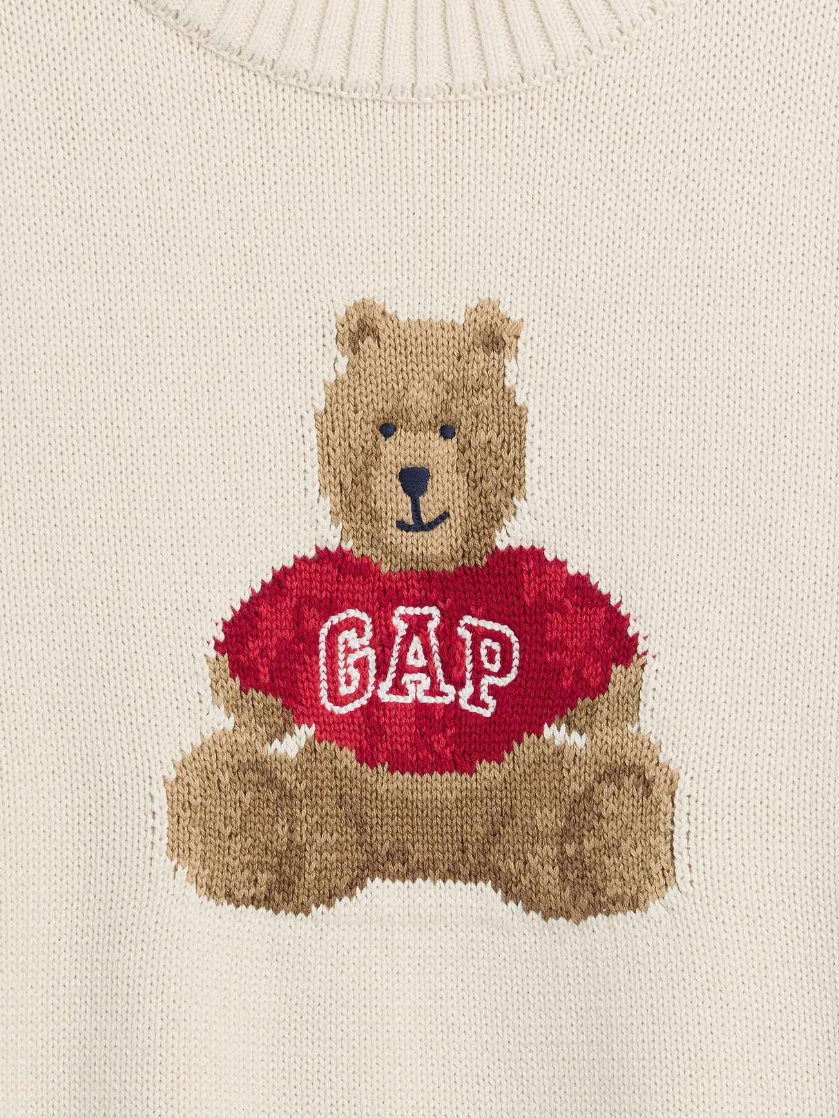 100% Cotton Oversized Sweater - Brannan bear beige