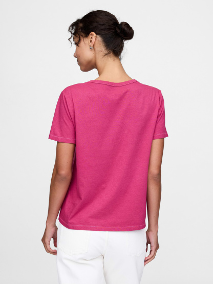 Organic Cotton VintageSoft T-Shirt - Beet purple