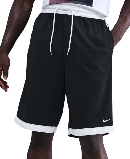 Nike Men's DNA Academy Dri-FIT Basketball Shorts, 11" Inseam - Black/White