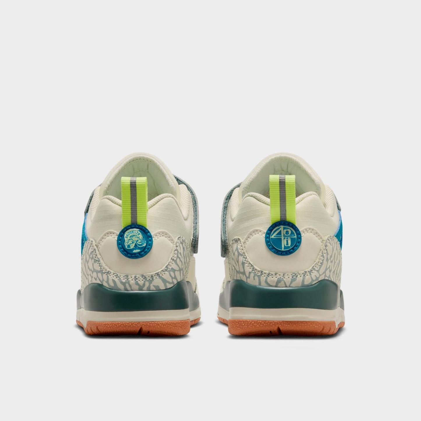Little Kids' Jordan Spizike Low Casual Shoes - Sea Glass/Dusty Sage/Light Lemon Twist/Green Abyss - view 4