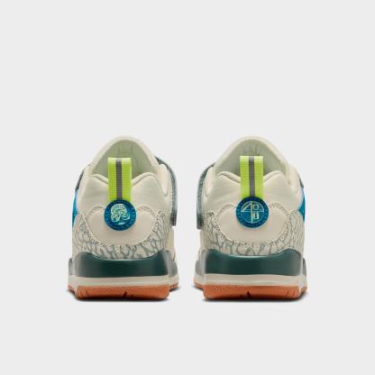 Little Kids' Jordan Spizike Low Casual Shoes - Sea Glass/Dusty Sage/Light Lemon Twist/Green Abyss - view 4