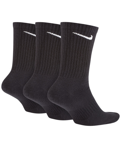 Nike Unisex Everyday Crew Socks, 3-Pack - Black/White