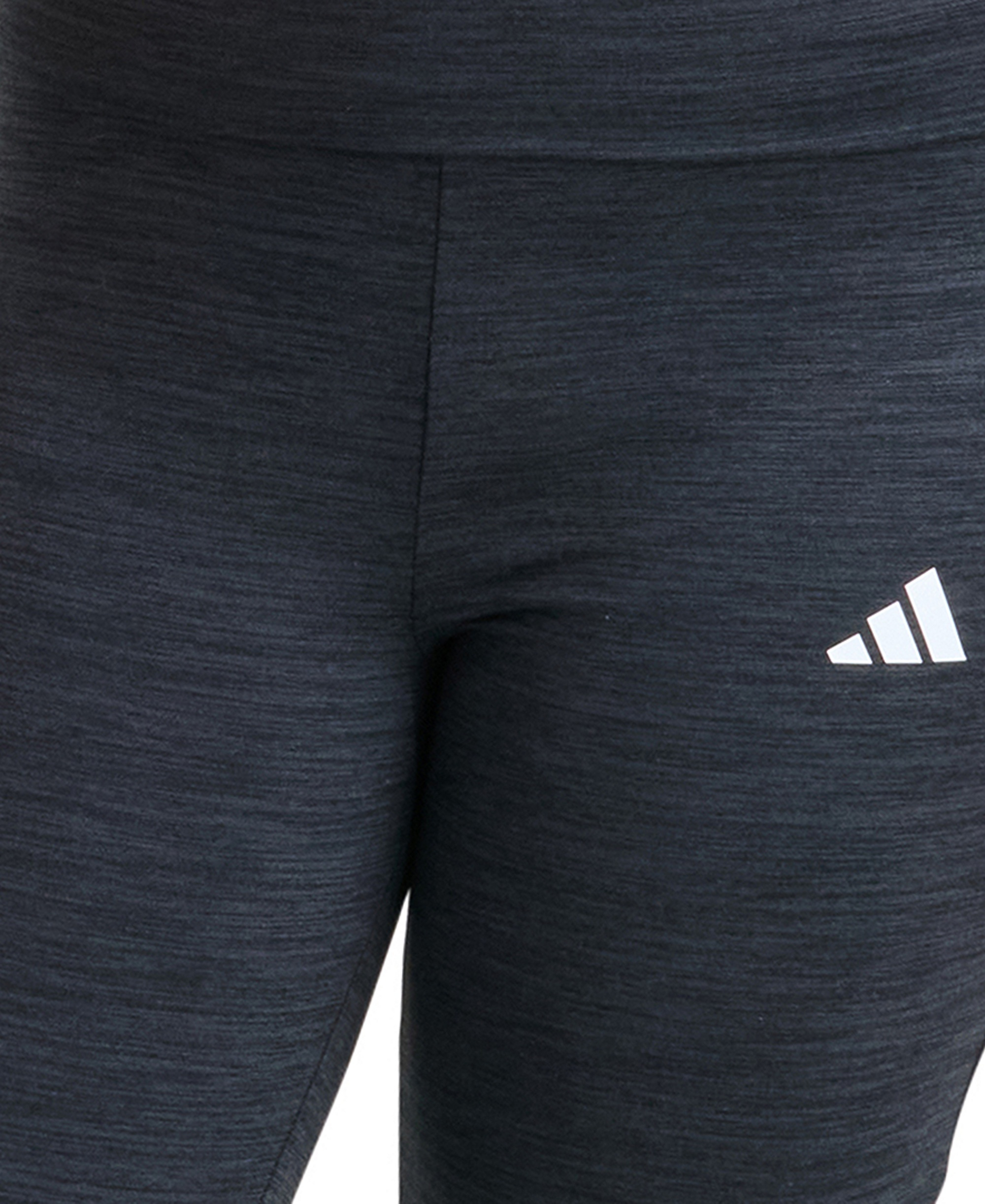 adidas Girls' 8-16 Folded Waistband Kick Flare Pants - Black With Gray
