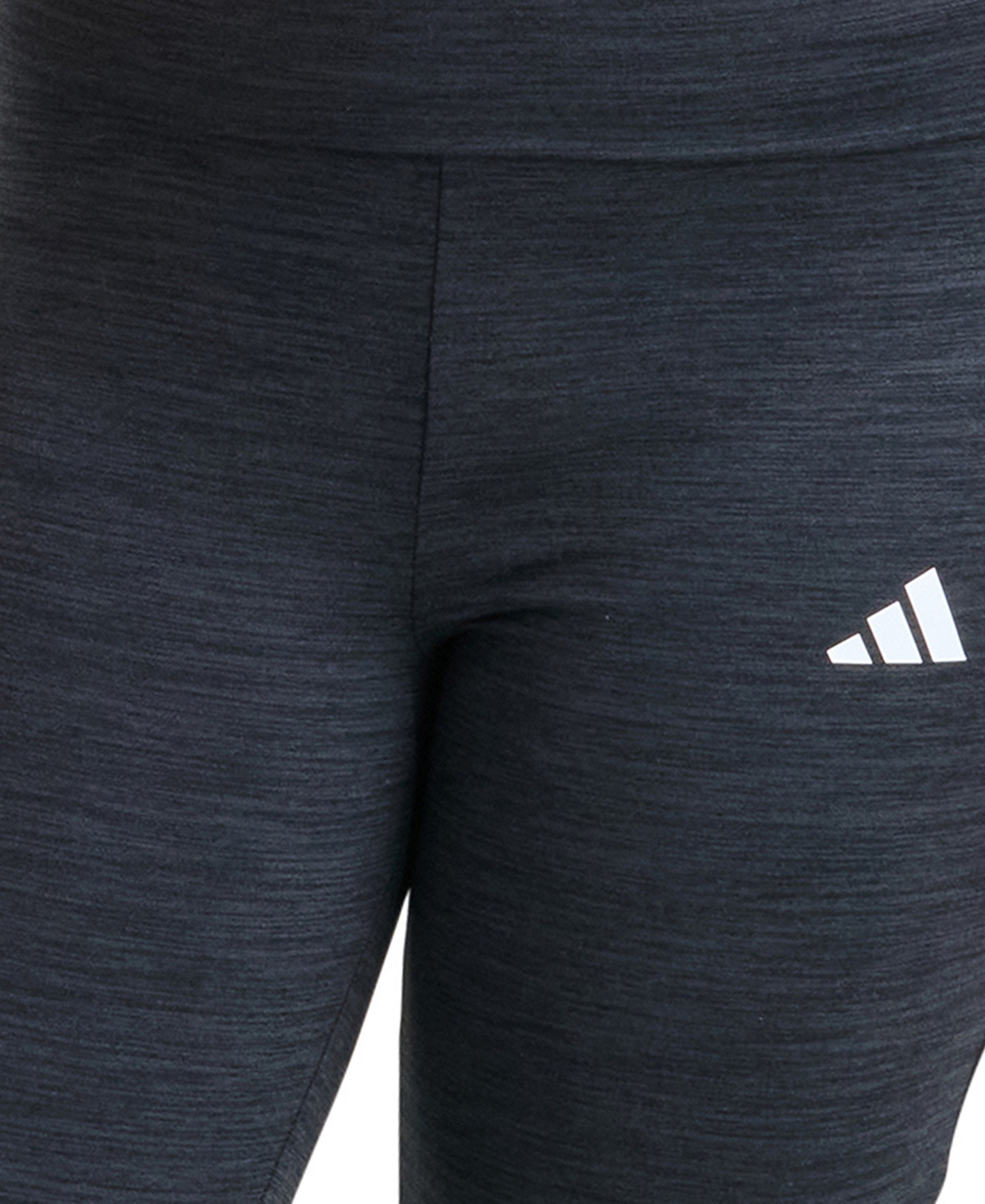 adidas Girls' 8-16 Folded Waistband Kick Flare Pants - Black With Gray