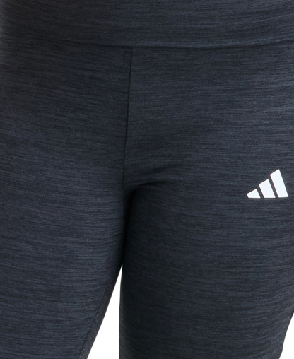 adidas Girls' 8-16 Folded Waistband Kick Flare Pants - Black With Gray