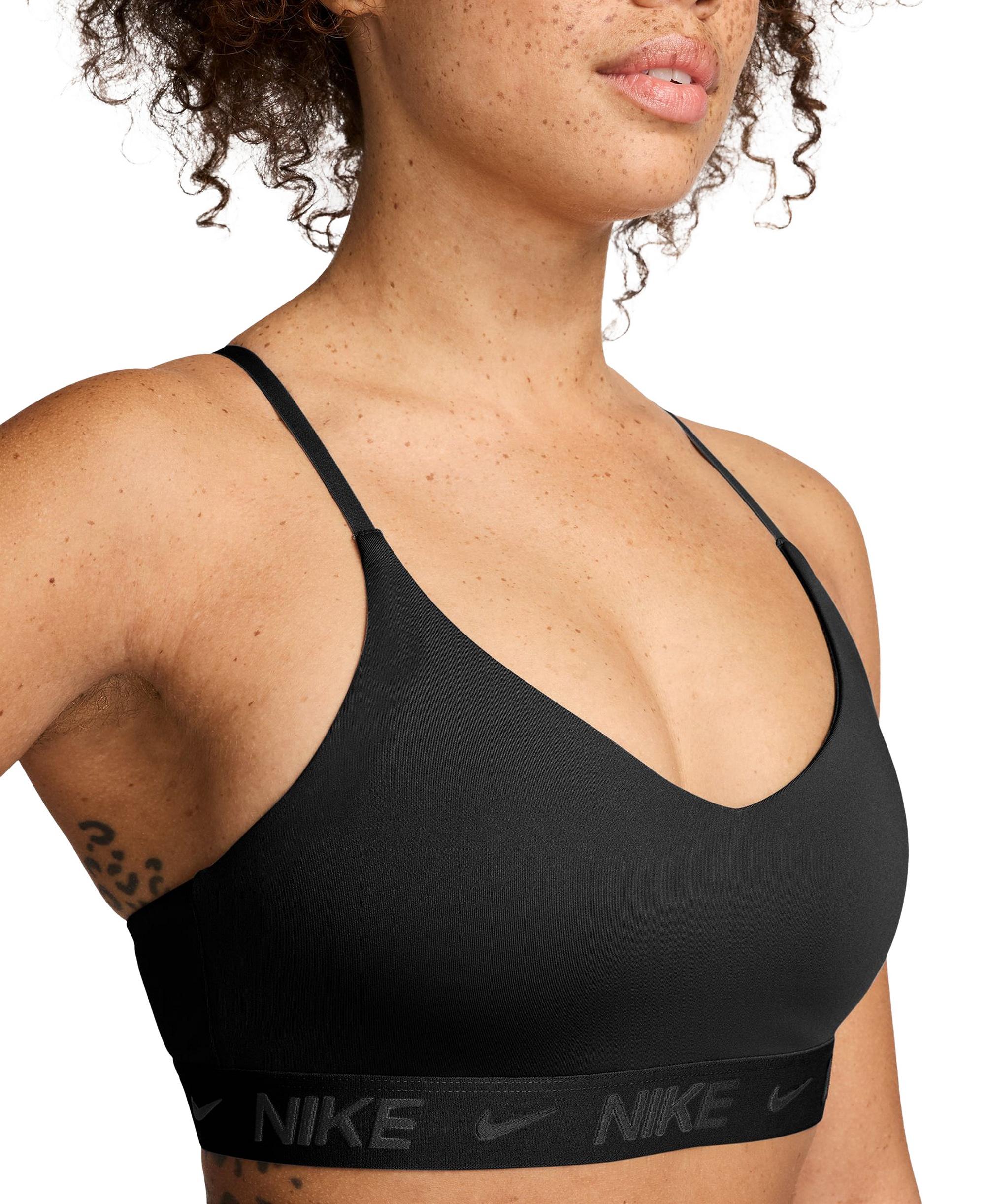 Nike Women's Indy Light-Support Padded Sports Bra - Black