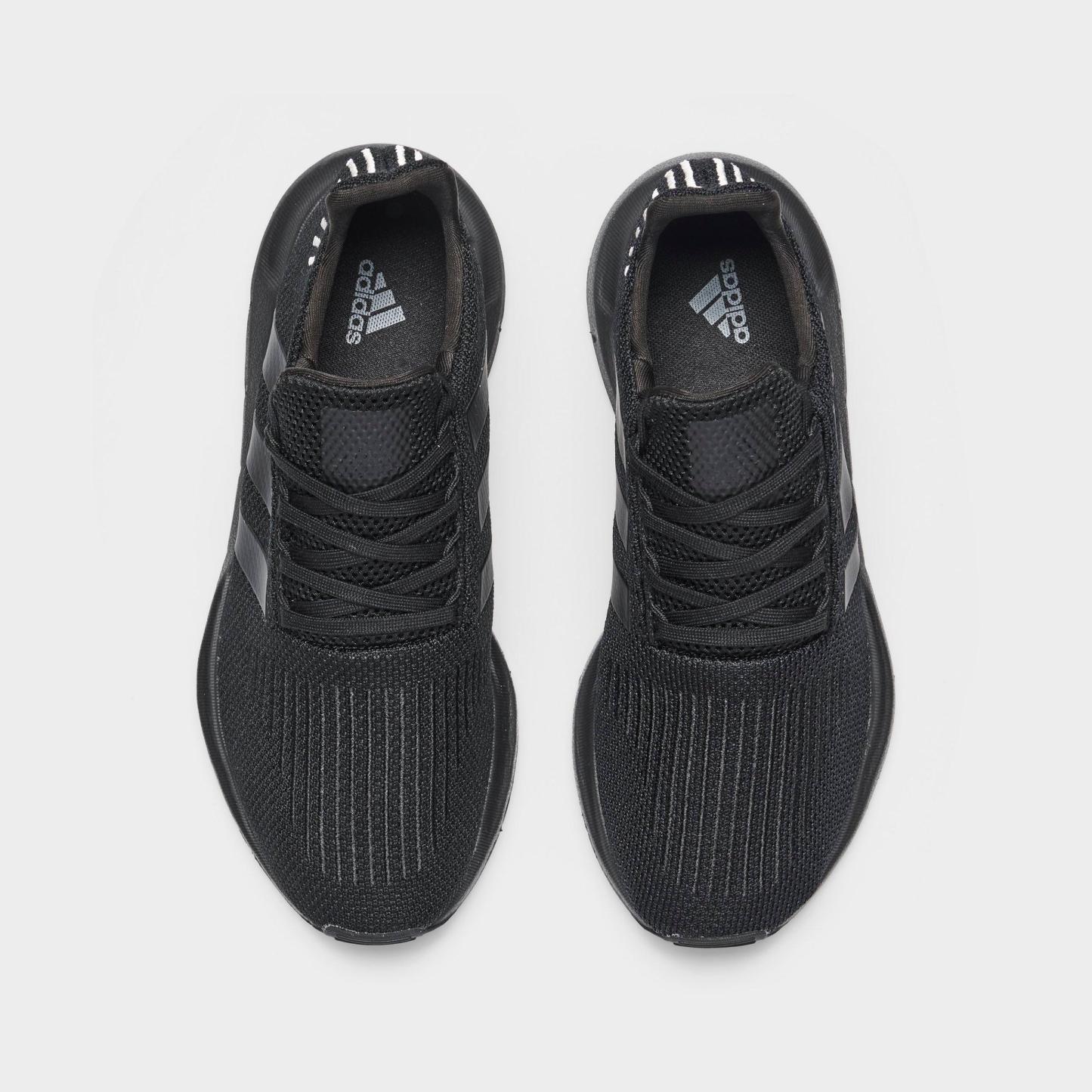 Women's adidas Swift Run 1.0 Casual Shoes - Core Black/Core Black/Wonder Quartz - Top view