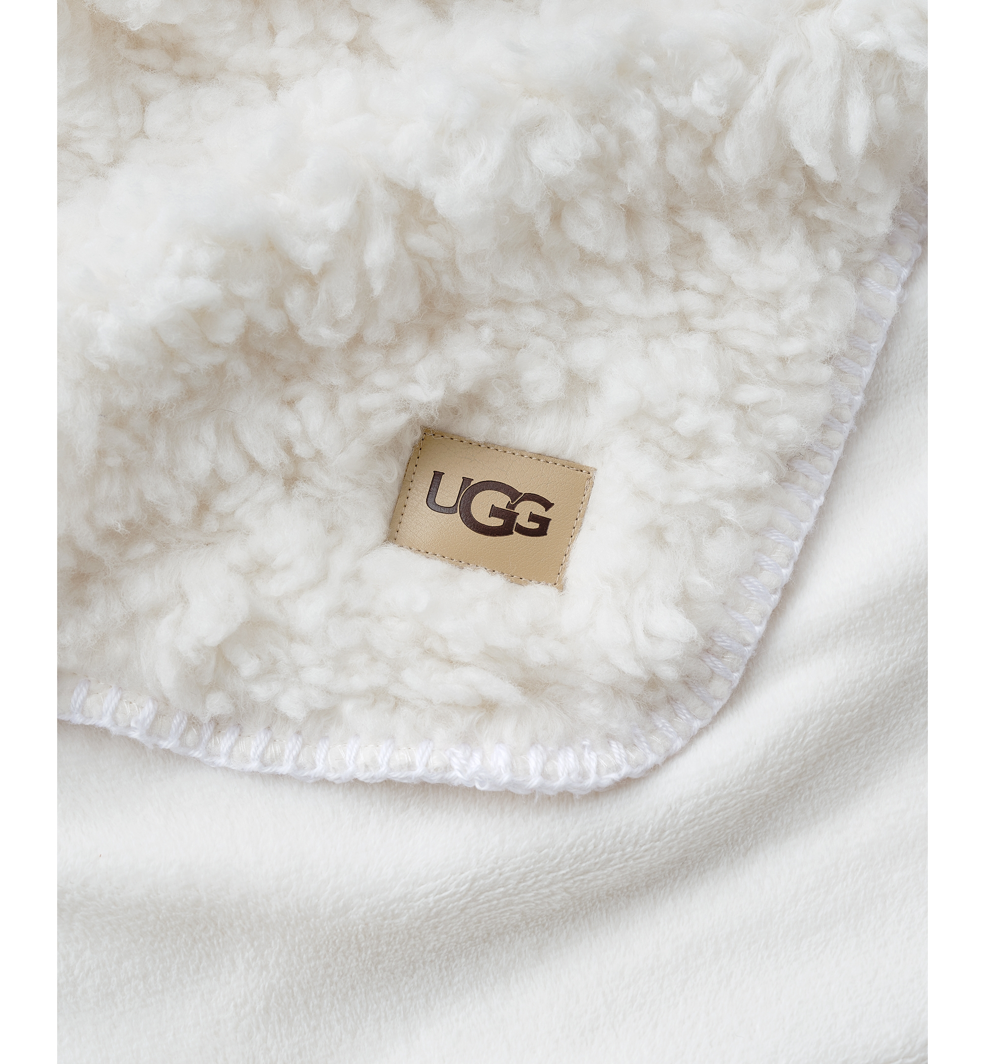 UGG® Shira Textured Throw, 50" x 70" - Snow