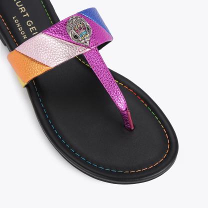 Kurt Geiger London Kensington T-bar Sandal - Multi Colored - view 4