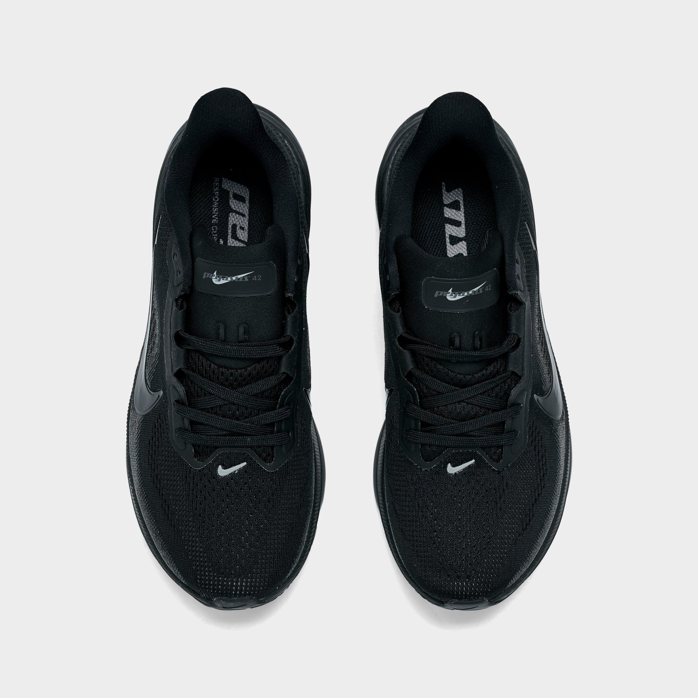Women's Nithtke Pegasus 42 Running Shoes - Part 1 - Black/Anthracite/Black - Top view