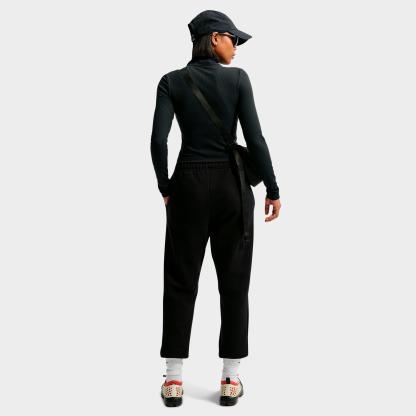 Women's Nithtke Studio Fleece Medium-Weight Mid-Rise Jogger Pants - Total Black/Sail
