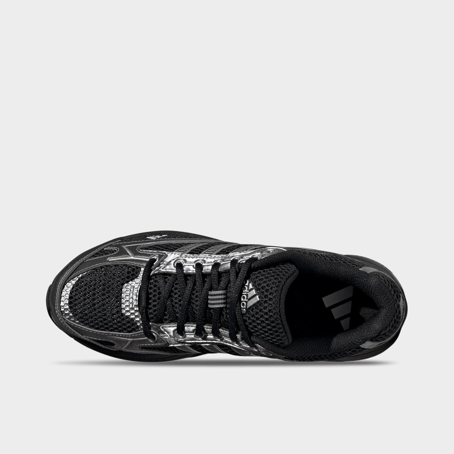Men's adidas Spiritain 2000 Casual Shoes - Part 1 - Core Black/Iron Metallic/Matte Silver - Top view