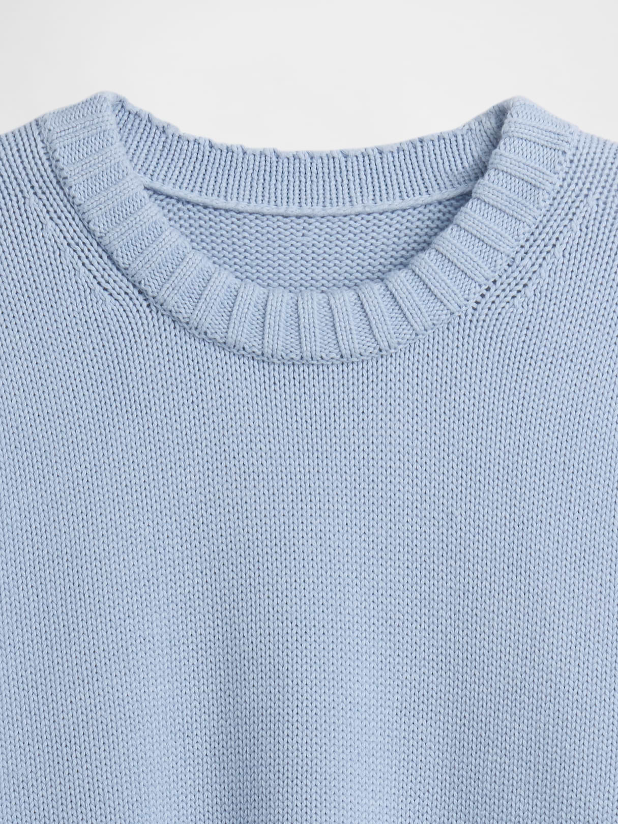 100% Cotton Oversized Sweater - Sail blue
